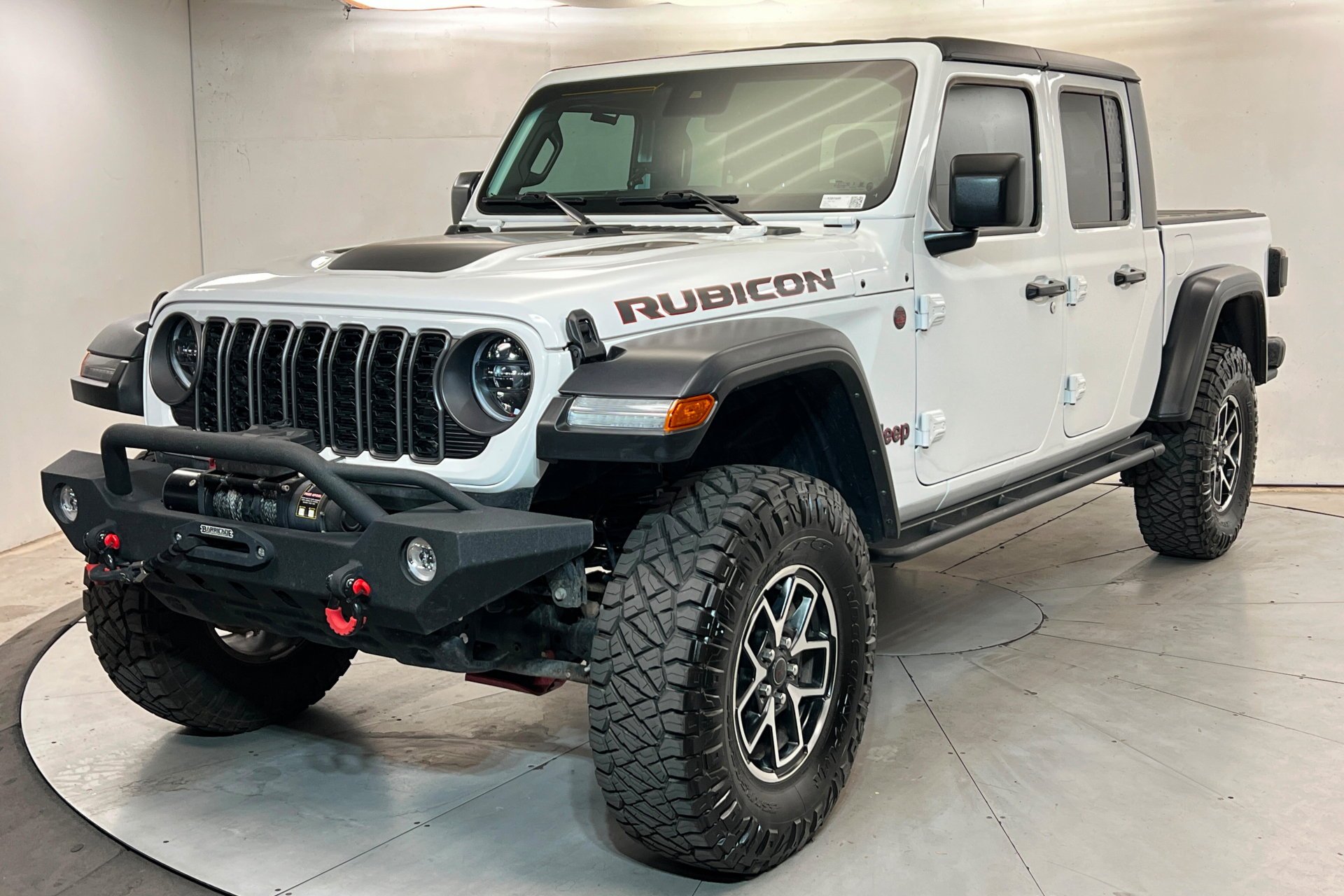Certified Used 2024 Bright White Clearcoat Jeep Rubicon image 1