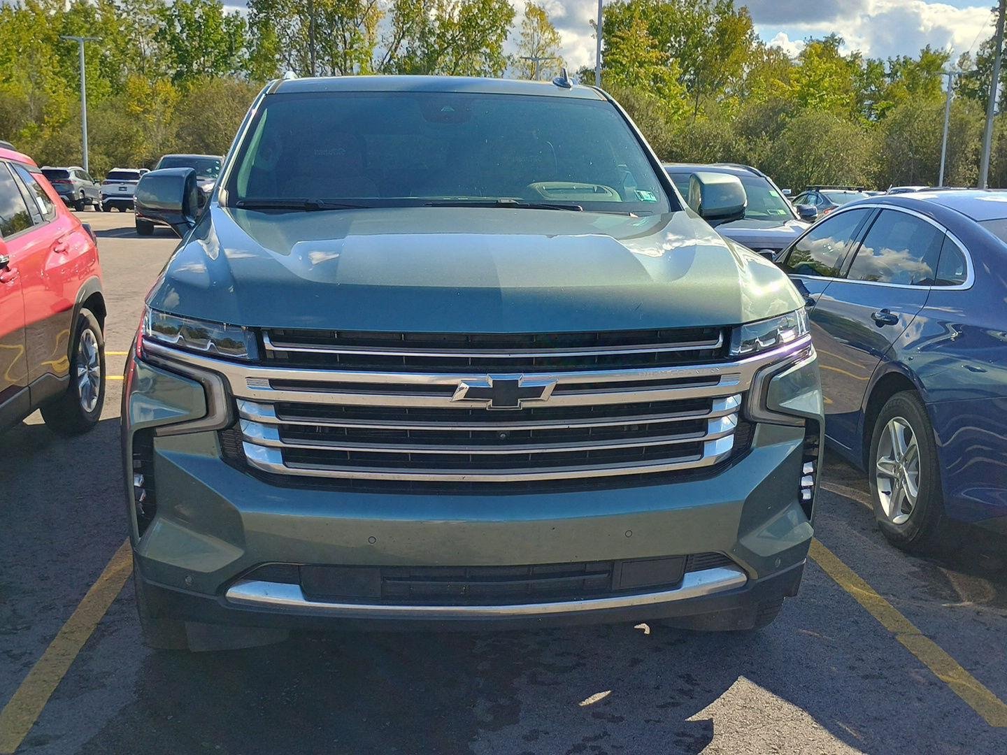 Used 2023 Silver Sage Metallic Chevrolet High Country image 2
