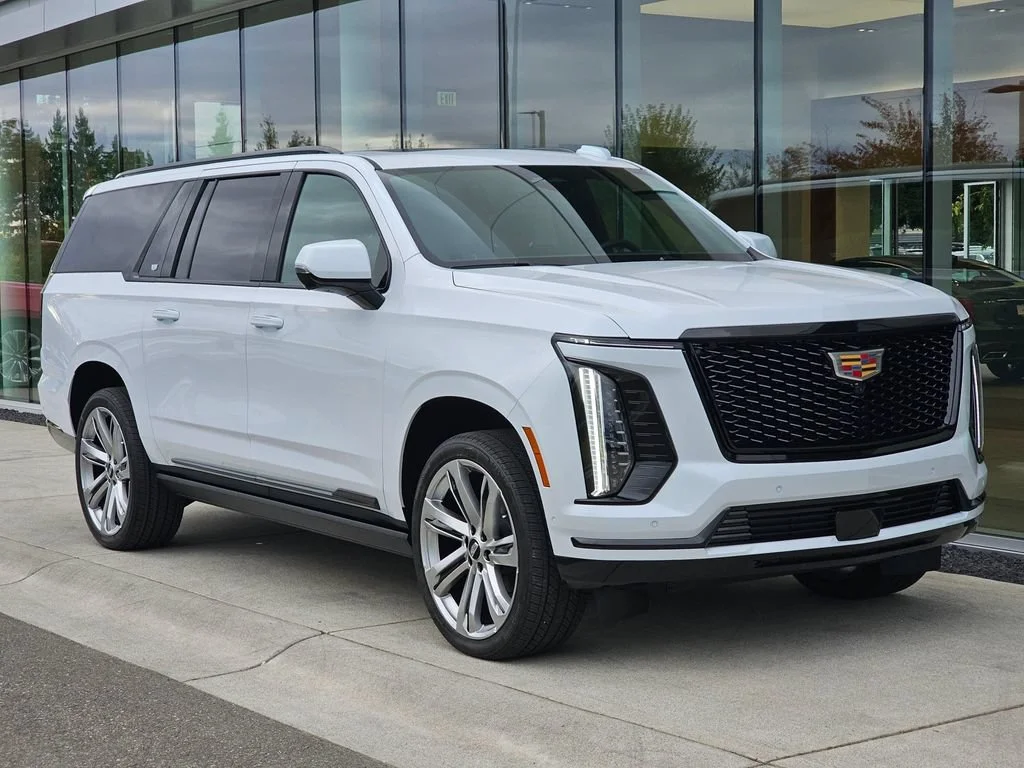 New 2026 Vibrant White Tricoat Cadillac Sport image 7