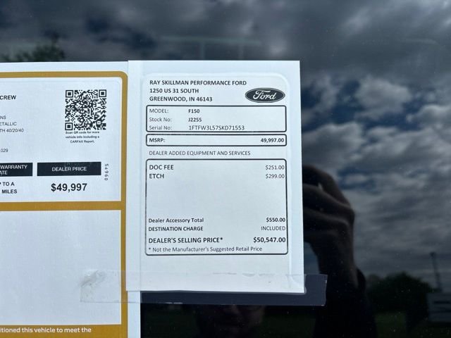 Used 2025 Black Ford XLT image 3