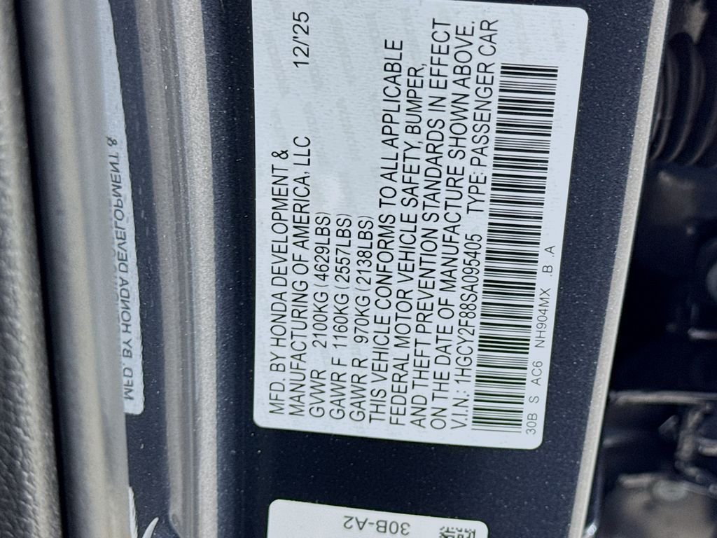 Certified Used 2025 Meteorite Gray Metallic Honda HYBRID TOURING image 41
