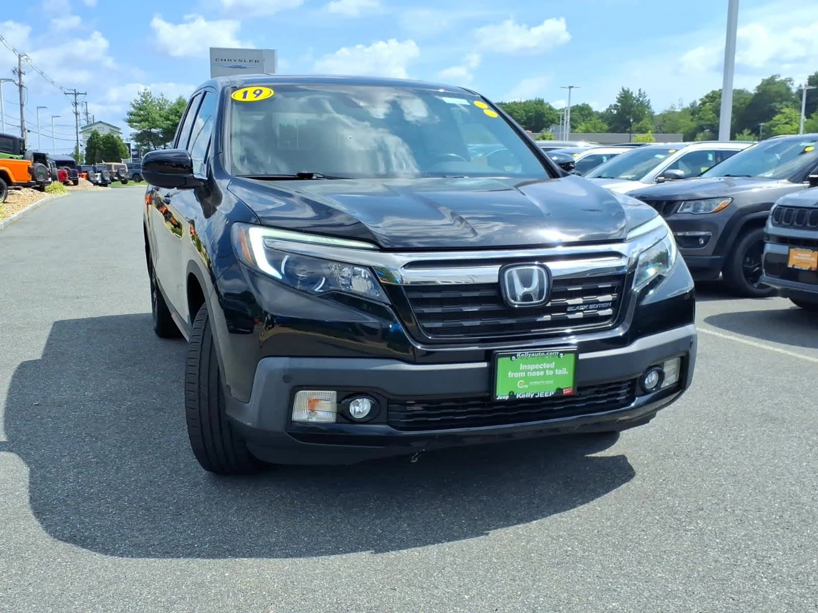 Used 2019 Crystal Black Pearl Honda Black Edition image 4