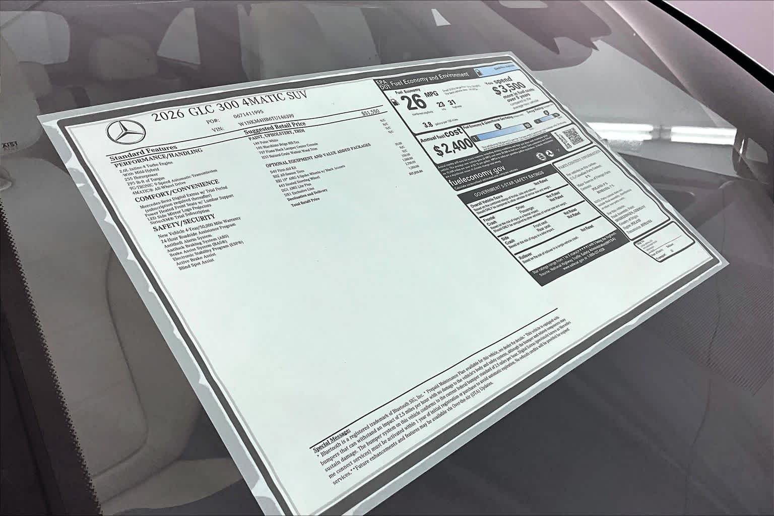 New 2026 Polar White Mercedes-Benz GLC 300 image 25