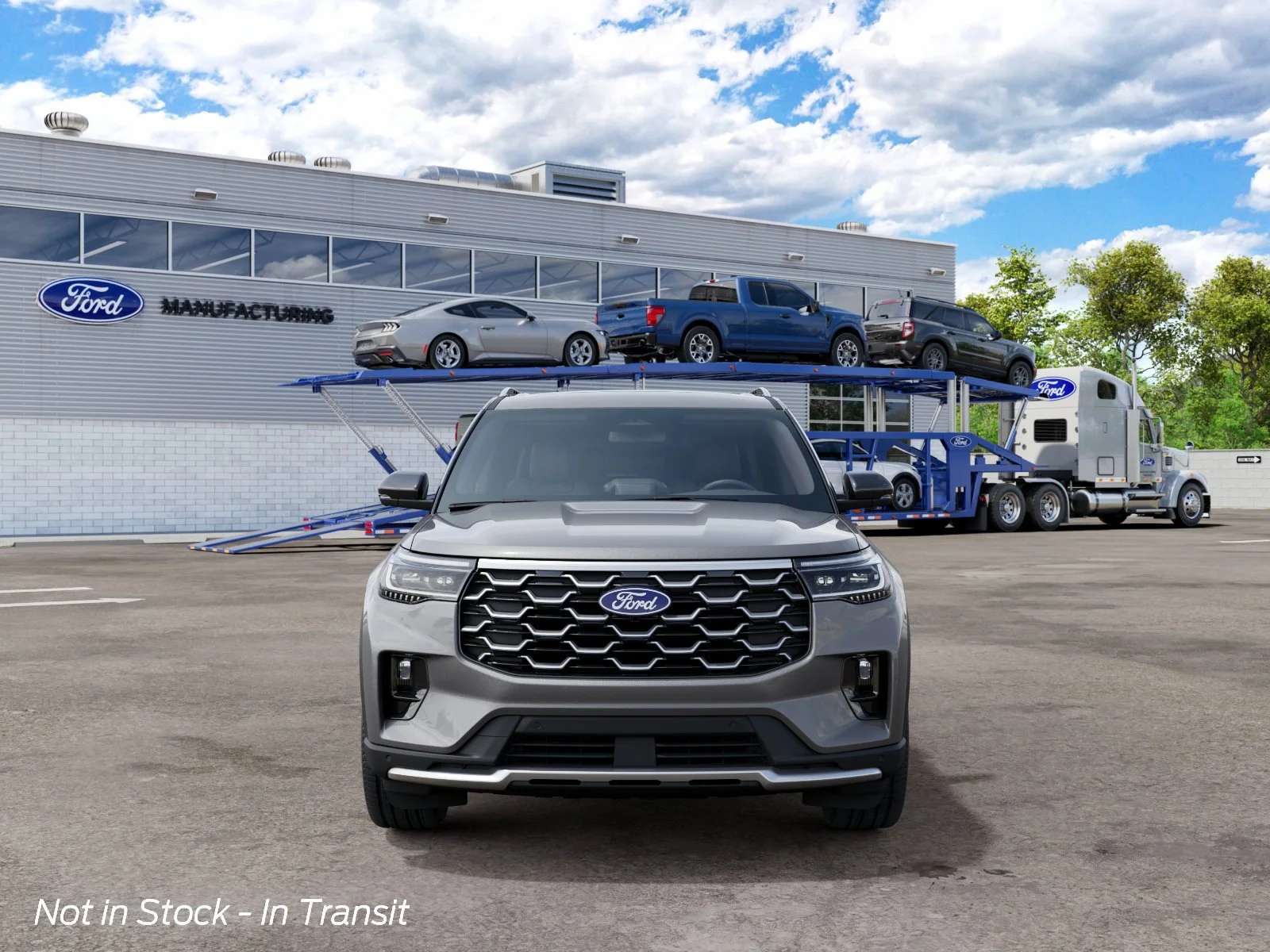 New 2027 Gray Ford Platinum image 3