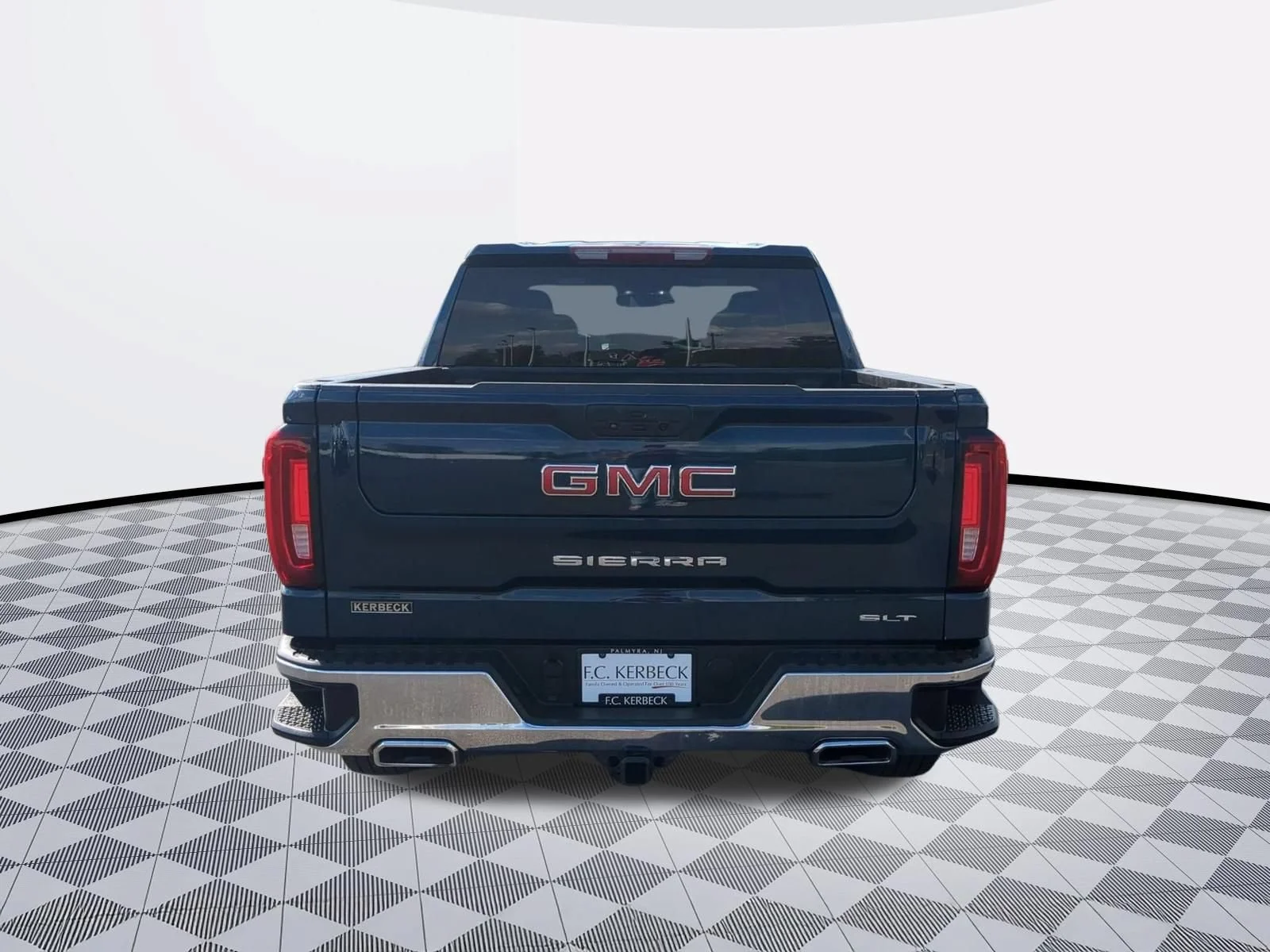Used 2021 Pacific Blue Metallic GMC SLT image 6