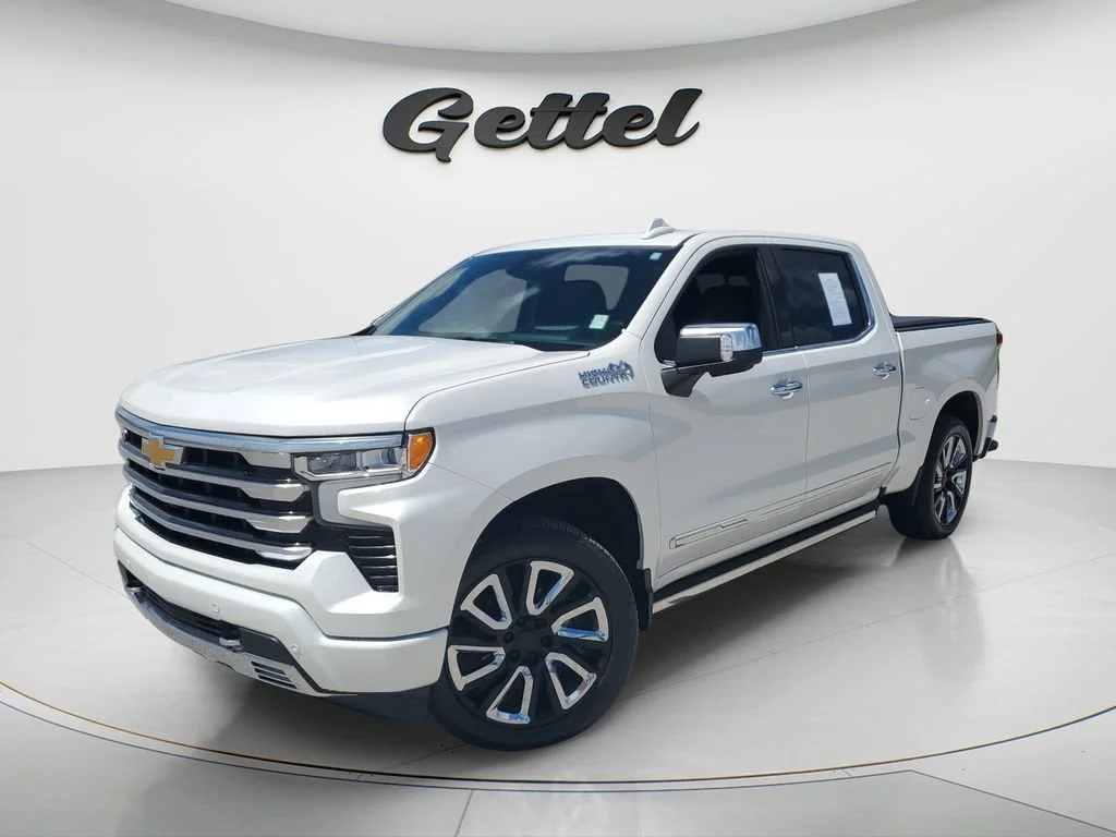 Used 2024 Iridescent Pearl Tricoat Chevrolet High Country image 1