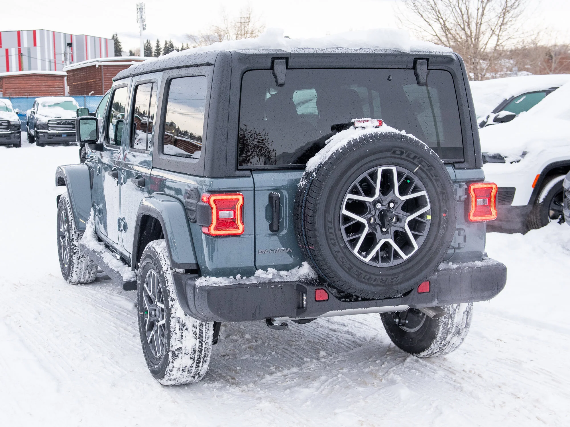 New 2026 Dark blue Jeep Sahara* 4 Door 4x4, Side Steps, Remote Start, Heated Seats image 3