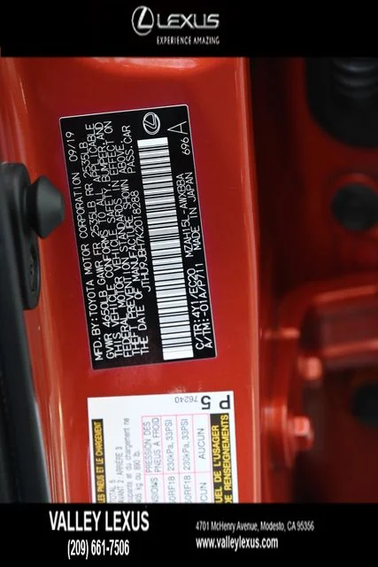 Used 2019 Orange Lexus 250h Base image 24