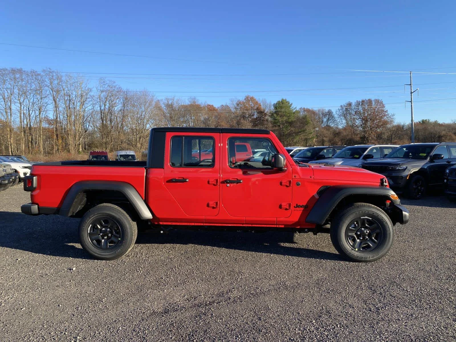 New 2026 Firecracker Red Clear-Coat Exterior Paint Jeep Sport image 2