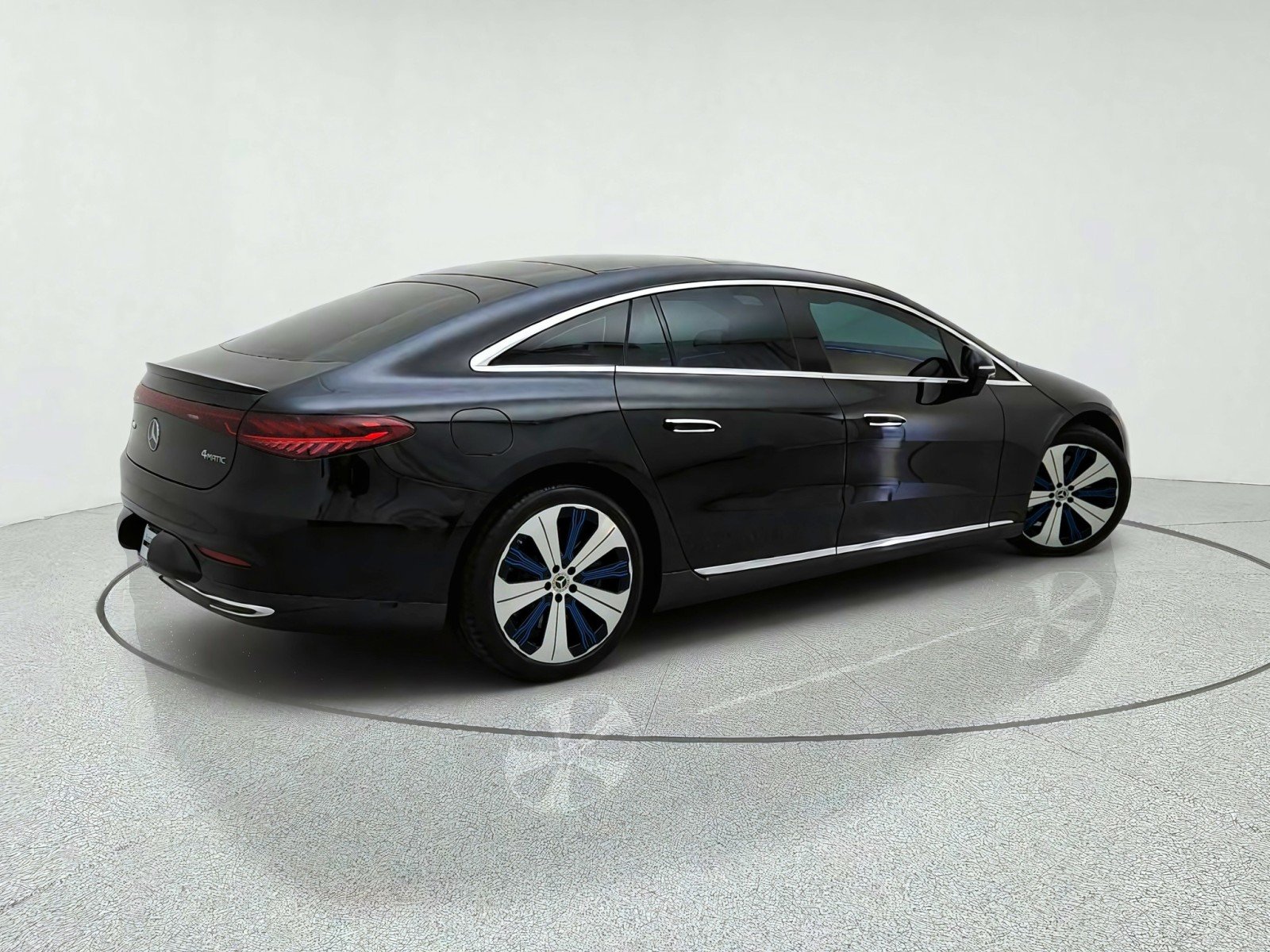 Certified Used 2024 Obsidian Black Metallic Mercedes-Benz EQS 450 image 8