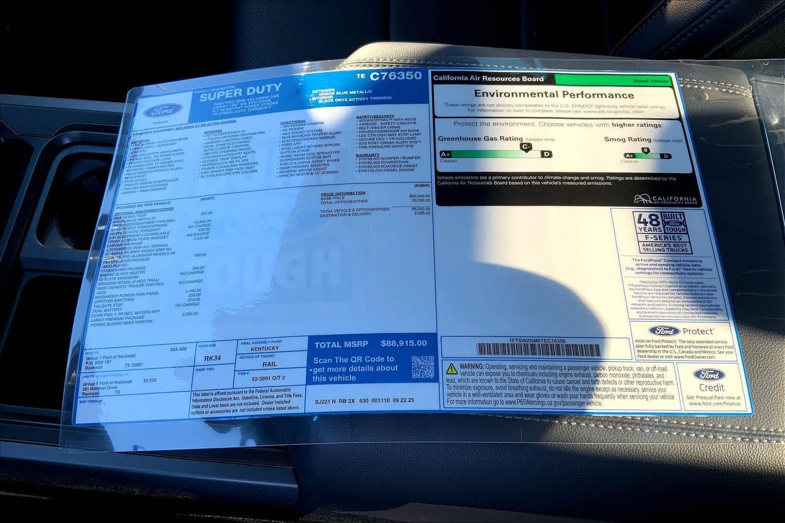 New 2026 Argon Blue Metallic Ford F-250® Lariat® image 19