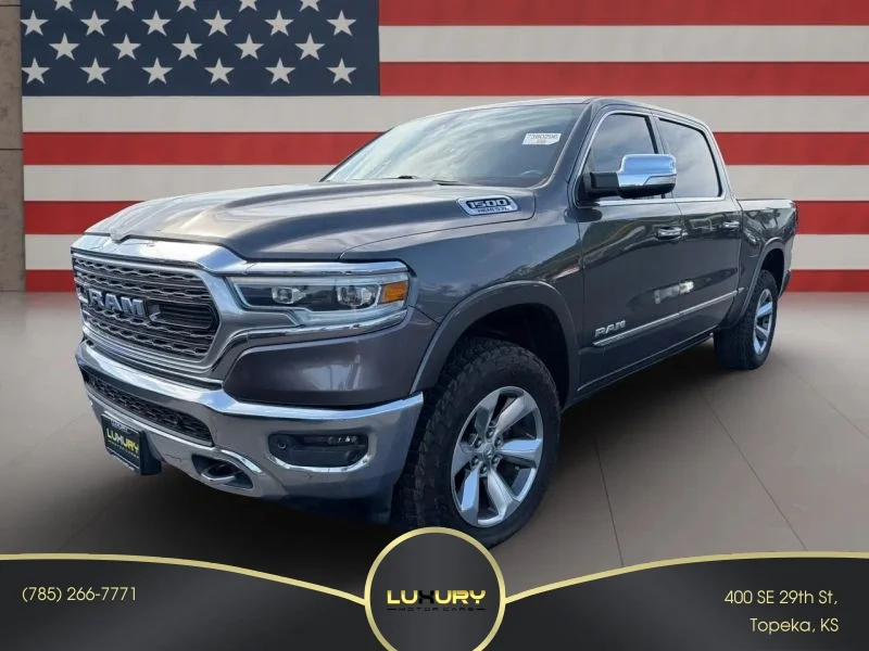 Used 2019 Gray Ram Limited Pickup 4D 5 1/2 ft image 1