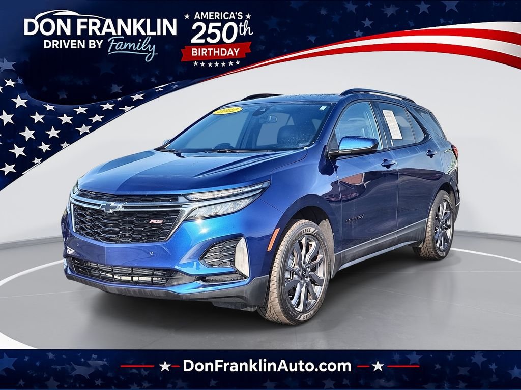 Used 2022 Blue Chevrolet RS image 1