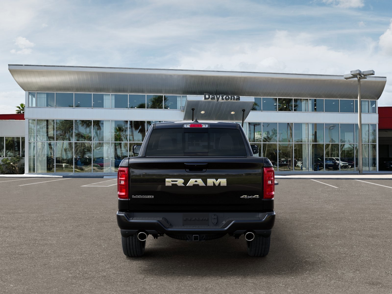 New 2026 Diamond Black Crystal Pearlcoat RAM Laramie image 7