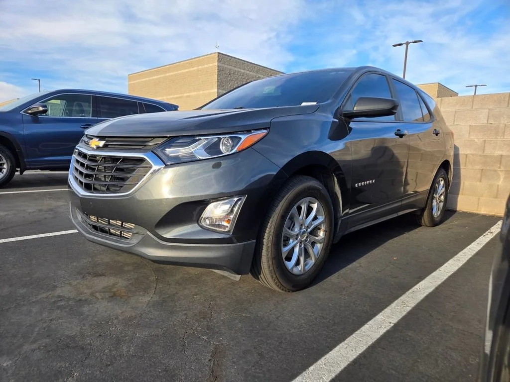 Used 2021 NIGHTFALL GRAY METALLIC Chevrolet LS image 2