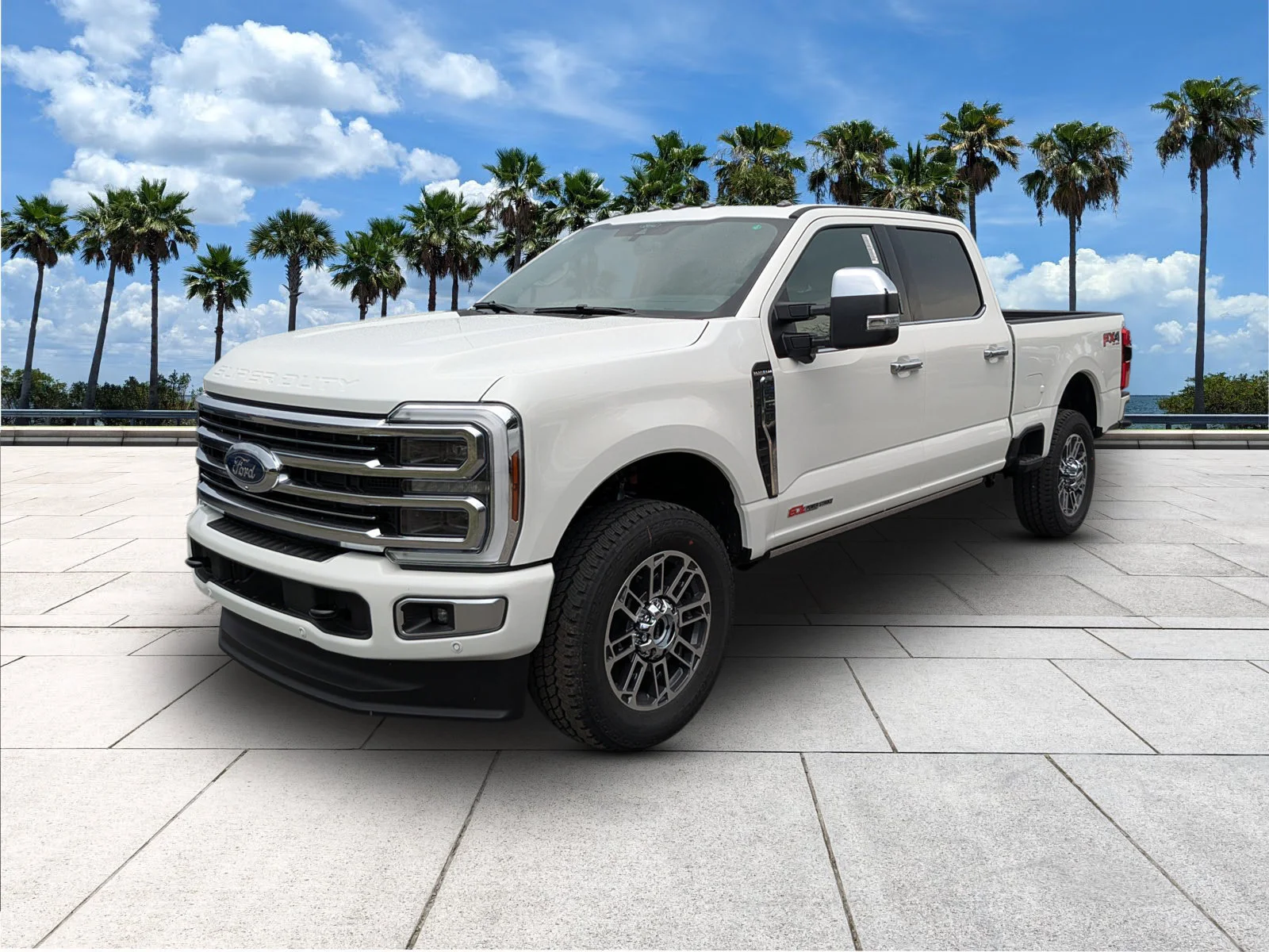 New 2026 Star White Metallic Tri-Coat Ford F-250® Platinum® image 3