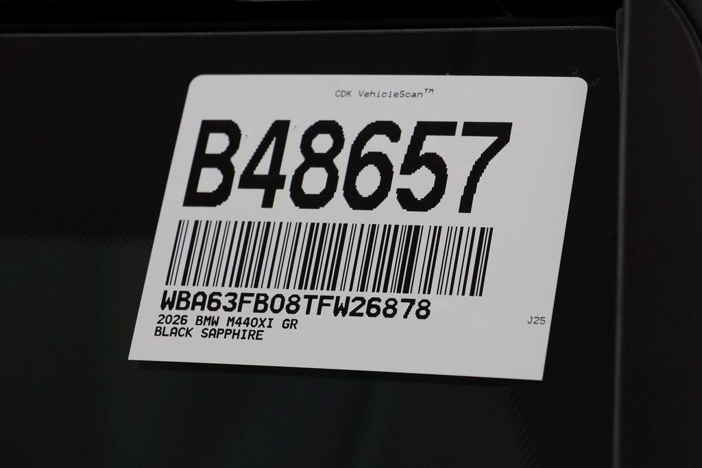 New 2026 Black Sapphire Metallic BMW M440i xDrive image 27