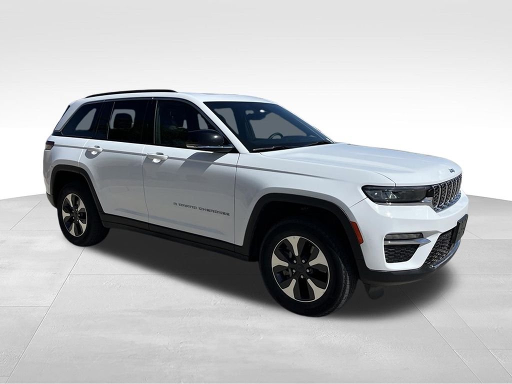 Used 2024 Bright White Clearcoat Jeep 4xe image 5