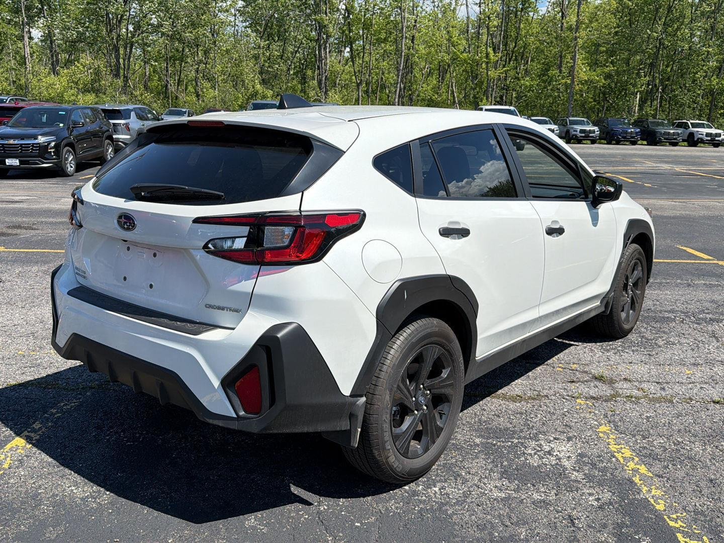 Used 2025 Crystal White Pearl Subaru Base image 8