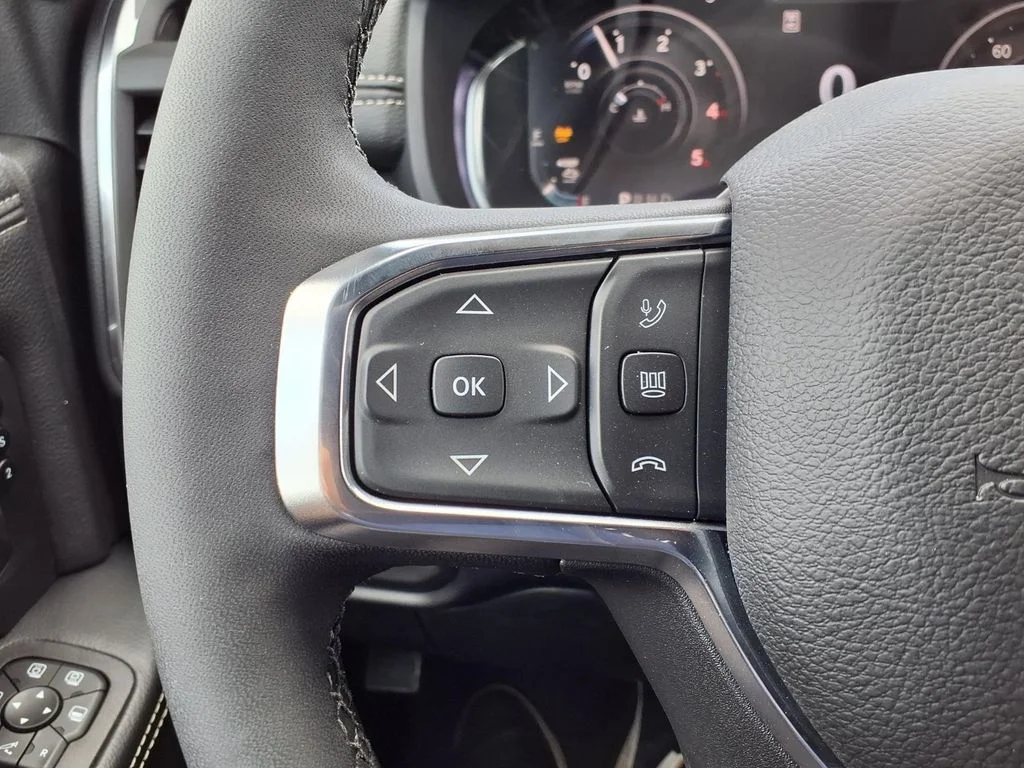New 2026 Bright White Clear-Coat Exterior Paint RAM Laramie image 12