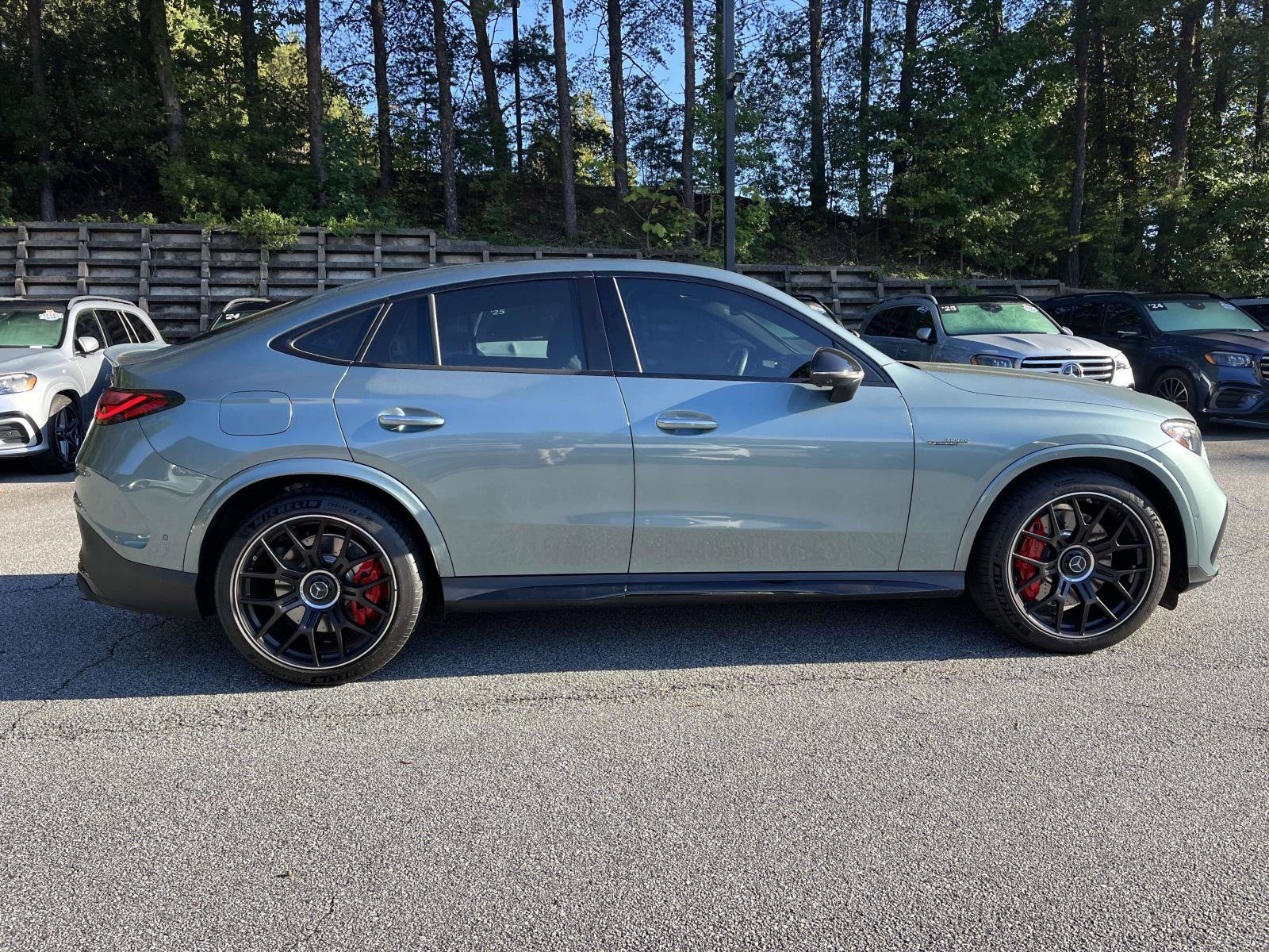 Certified Used 2025 Verde Silver Metallic Mercedes-Benz AMG® GLC 63 S E Performance 4MATIC® Coupe image 7