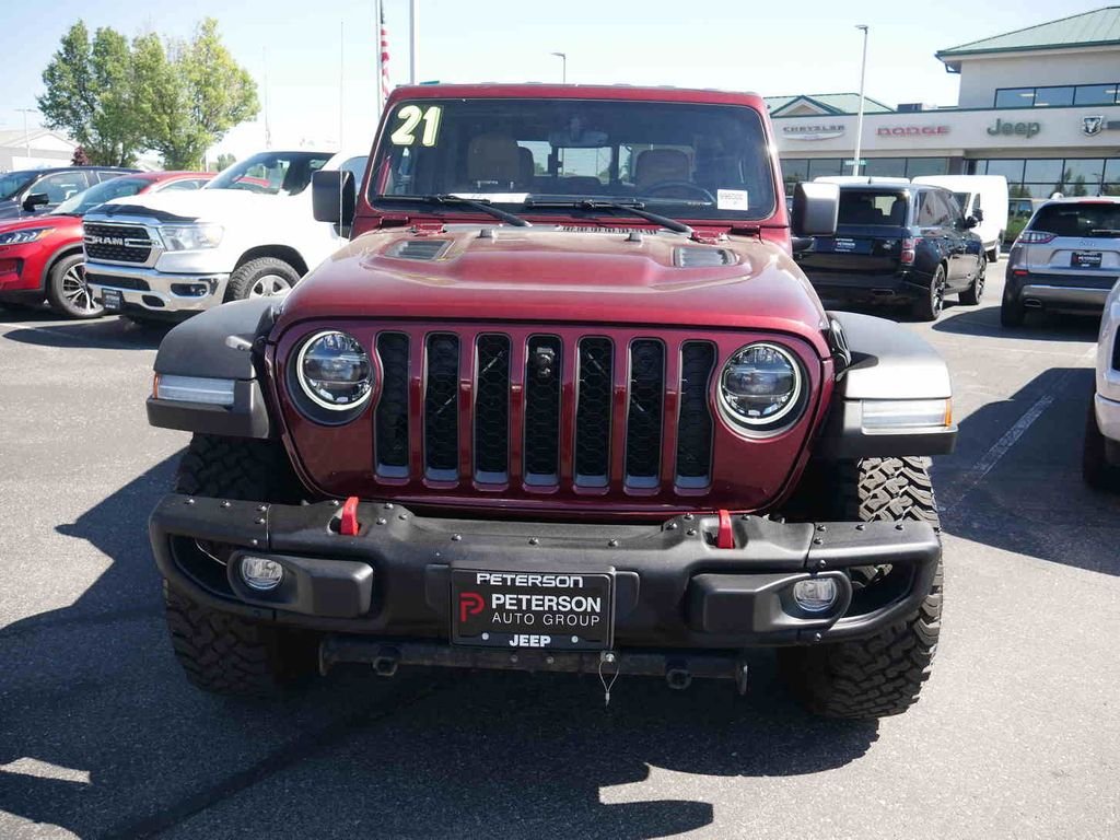 Used 2021 Red Jeep Rubicon image 3