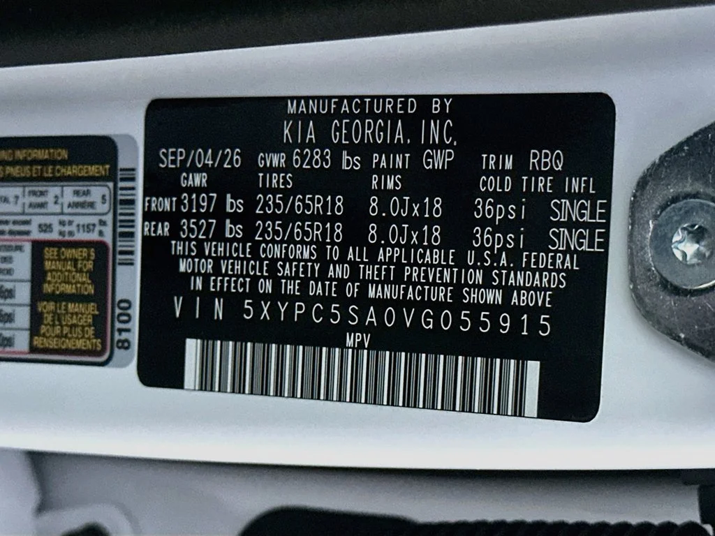 New 2027 Glacial White Pearl Kia EX image 34