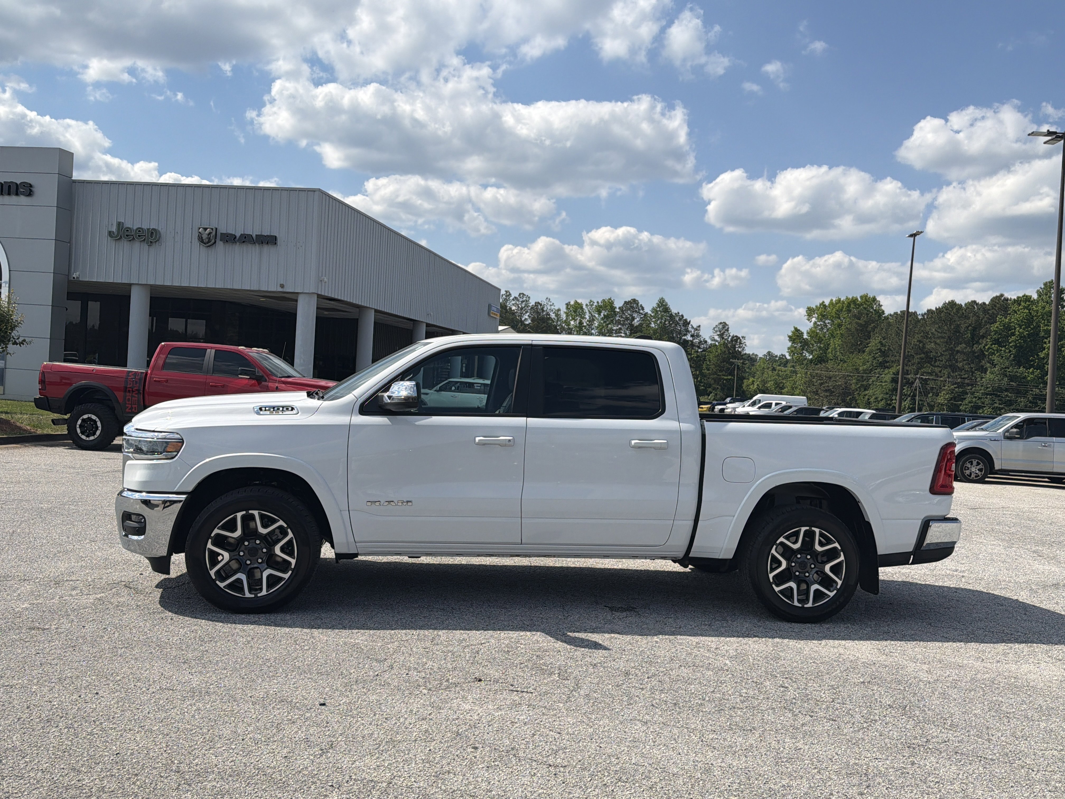 Used 2025 Bright White Clearcoat Ram Laramie image 5