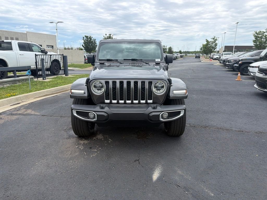 Used 2021 Jeep Wrangler Unlimited Sahara 4XE with VIN 1C4JJXP69MW682495 for sale in Kansas City