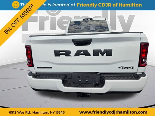 New 2026 Bright White Clear-Coat Exterior Paint RAM Big Horn image 6