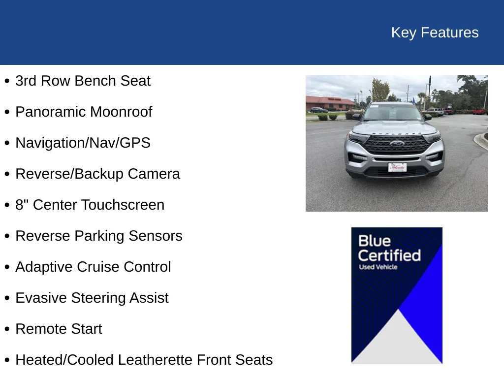 Certified Used 2022 Iconic Silver Metallic Ford XLT image 34