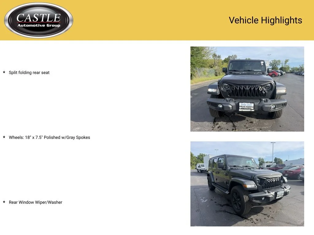 Used 2018 Gray Jeep Unlimited Sahara image 10