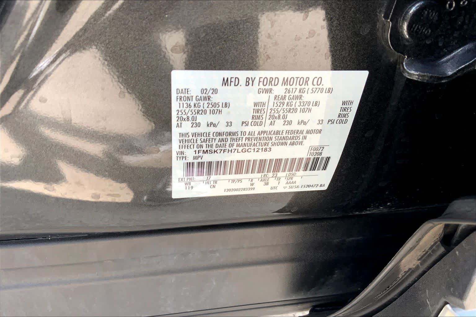 Used 2020 Magnetic Metallic Ford Limited image 36
