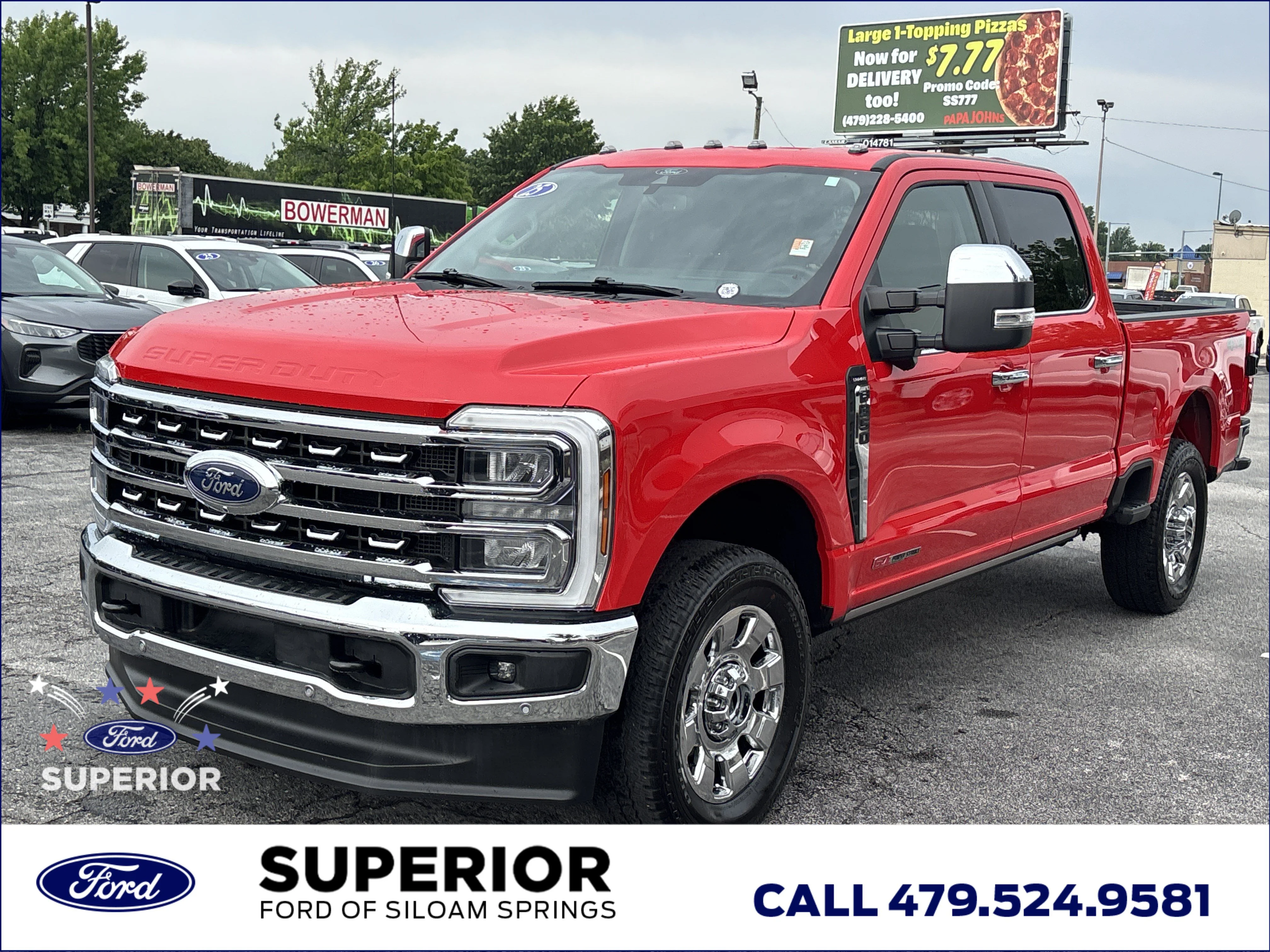 Used 2025 Race Red Ford Lariat 4WD image 11