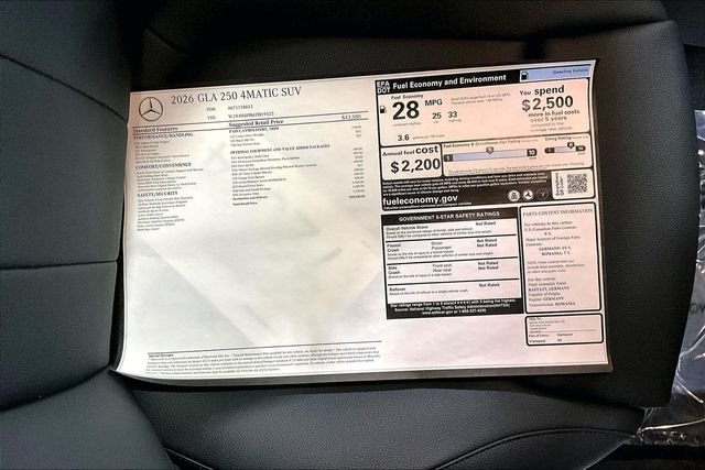 2026 Mercedes-Benz GLA GLA 250 - Photo 31
