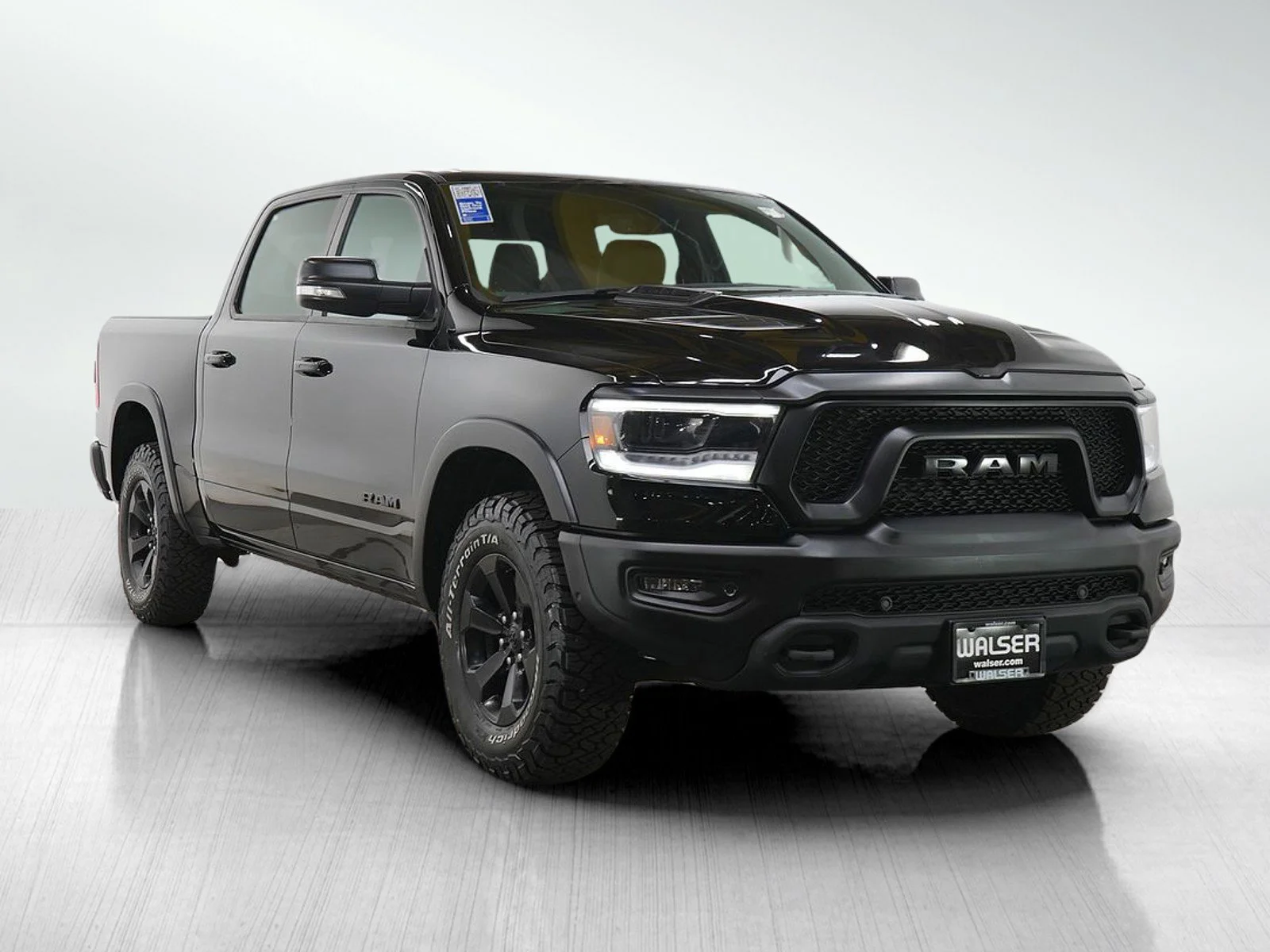 Used 2020 Diamond Black Crystal Pearlcoat Ram Rebel image 7