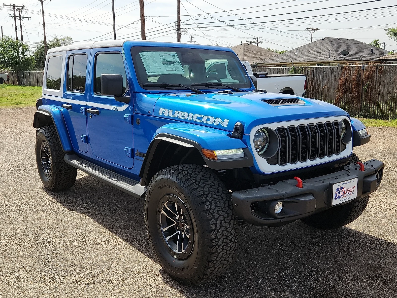 New 2026 PBJ Hydro Blue Jeep 4-DOOR RUBICON image 6