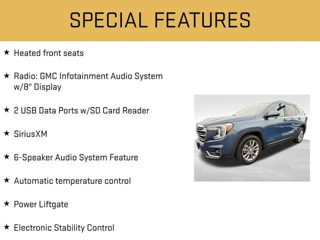 Used 2024 Downpour Metallic GMC SLT image 12