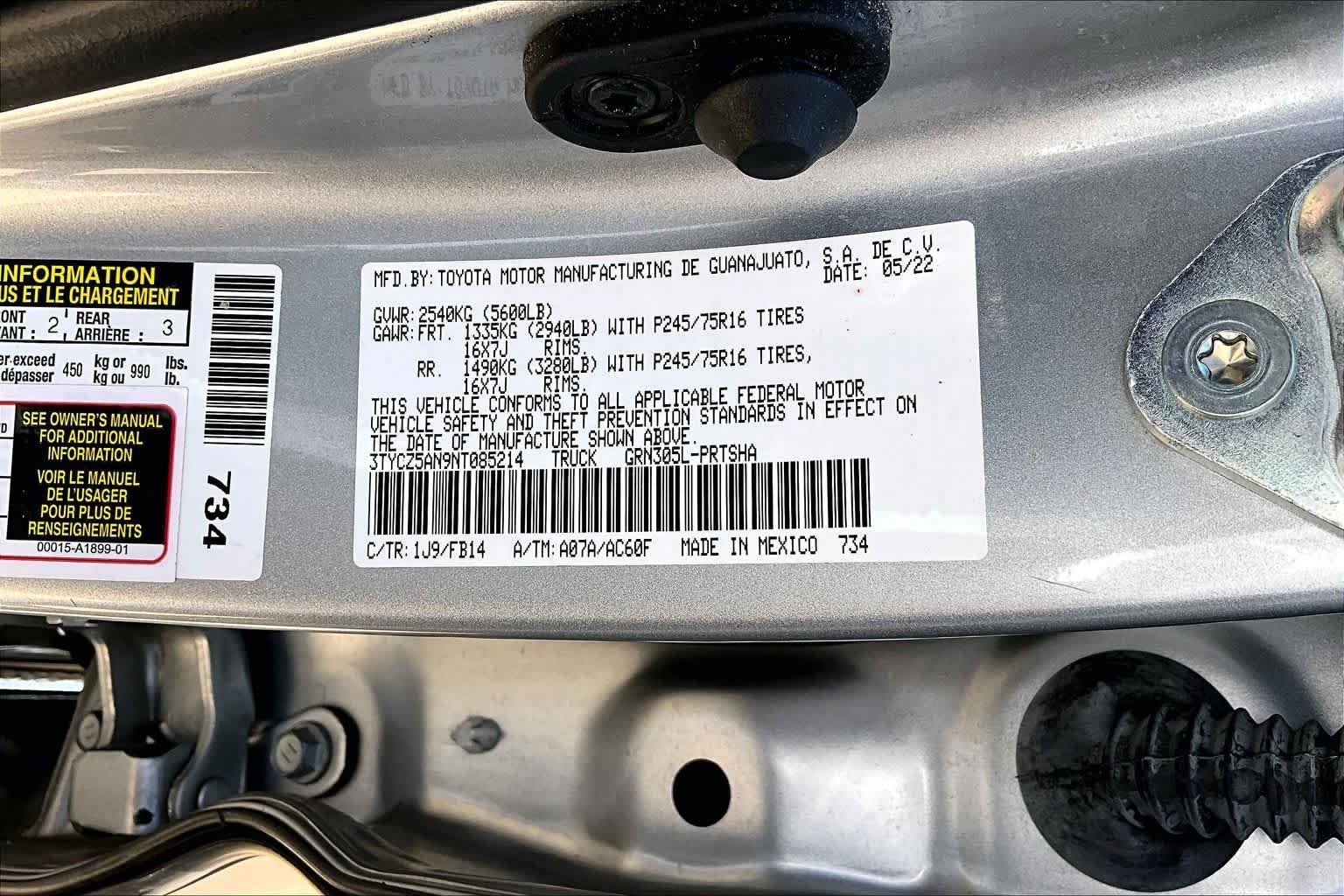 Used 2022 Celestial Silver Metallic Toyota SR image 35