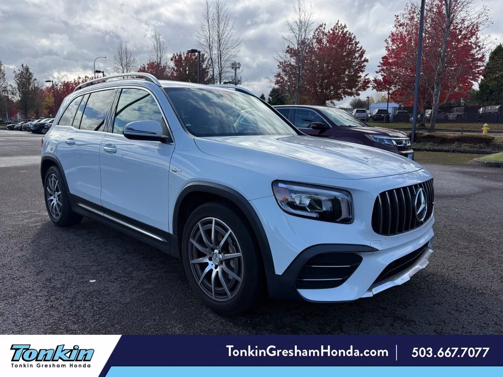 Used 2021 Digital White Metallic Mercedes-Benz GLB 35 AMG® image 1