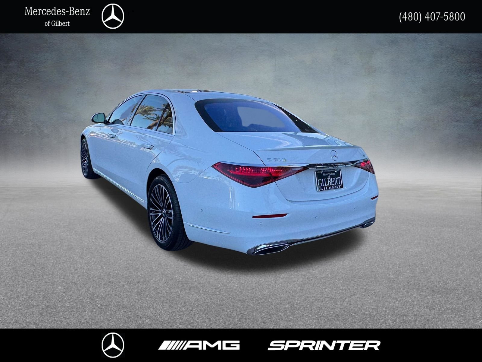 Certified Used 2026 White Mercedes-Benz S 580 image 4