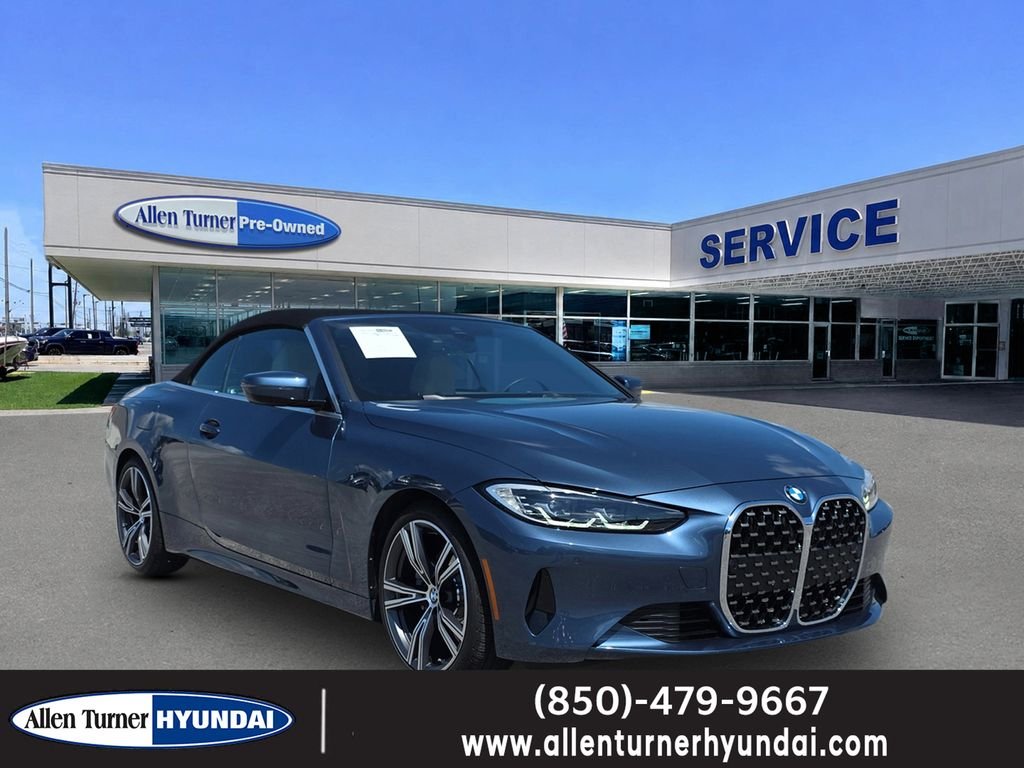 Used 2024 Arctic Race Blue Metallic BMW 430i image 1