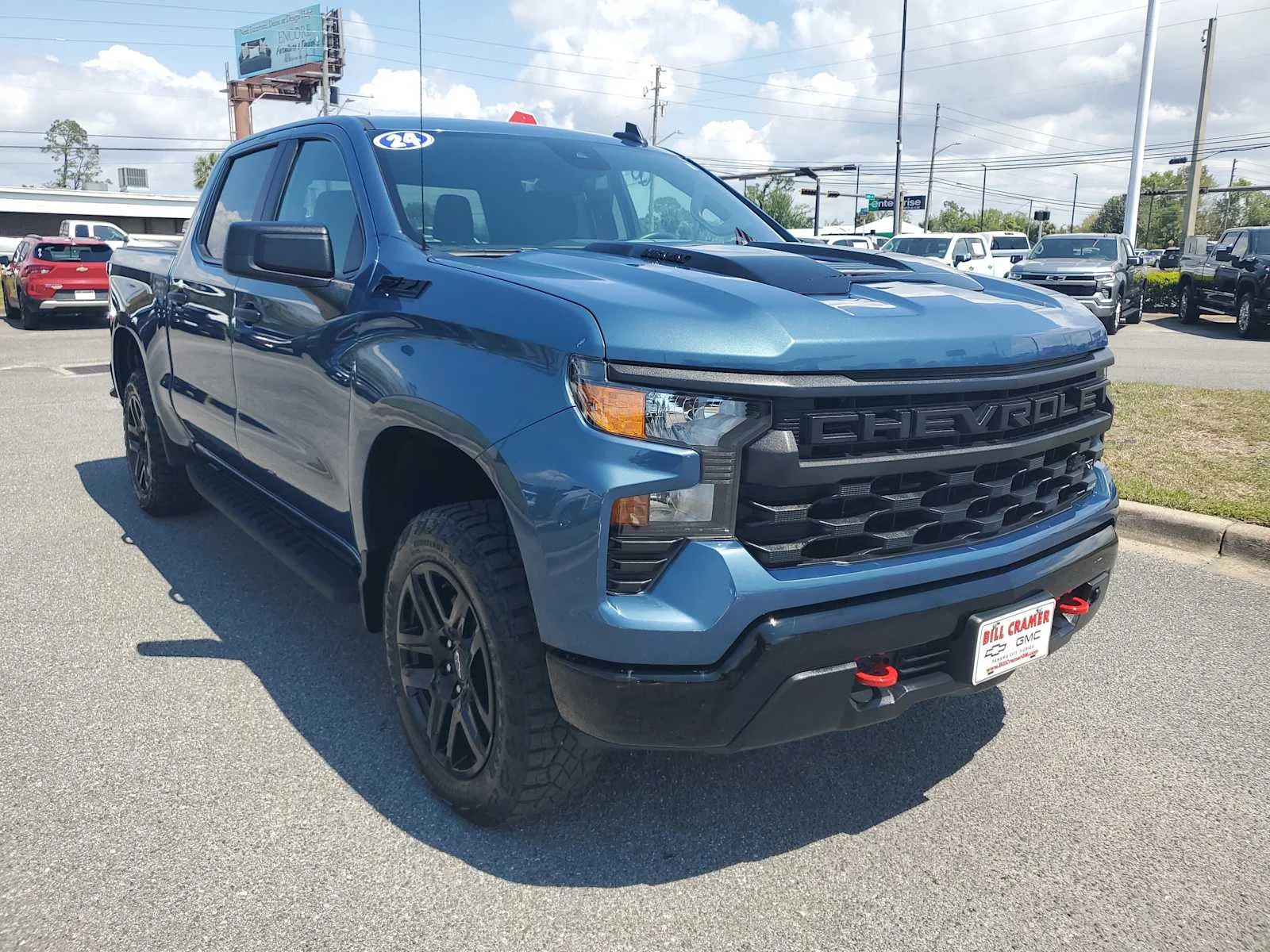 Used 2024 Lakeshore Blue Metallic Chevrolet Custom Trail Boss image 8