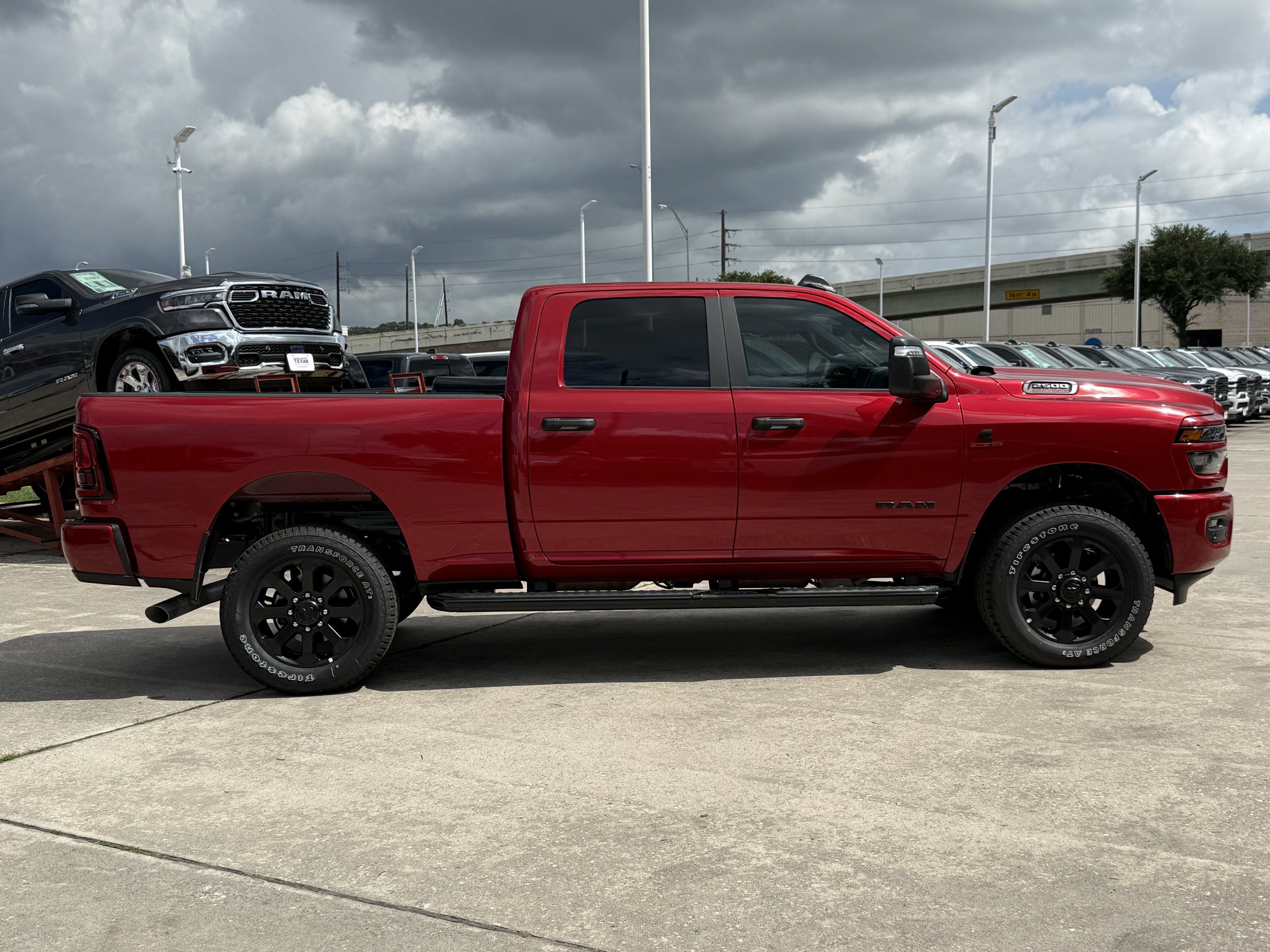 New 2026 Molten Red Pearlcoat RAM Lone Star image 3