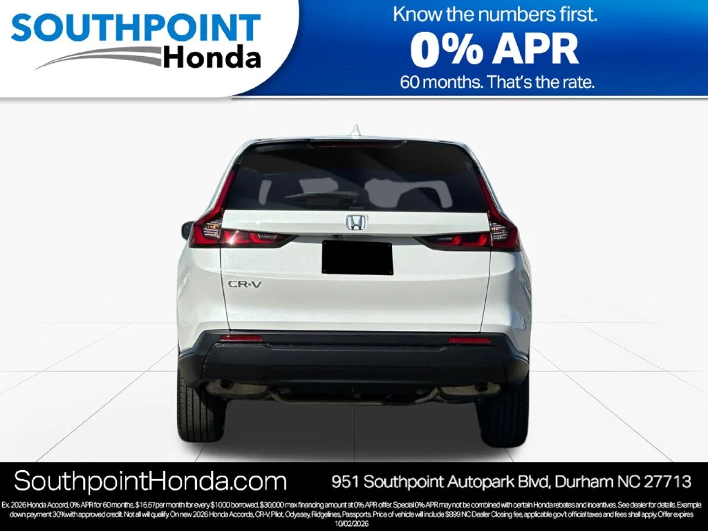New 2027 Platinum White Pearl Honda EX image 5