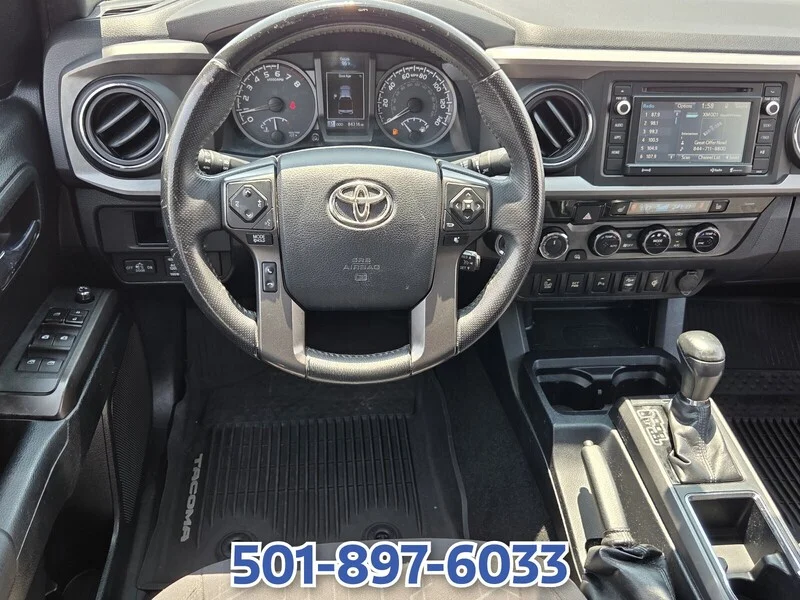 Used 2017 Super White TOYOTA TRD SPORT DOUBLE CAB 5