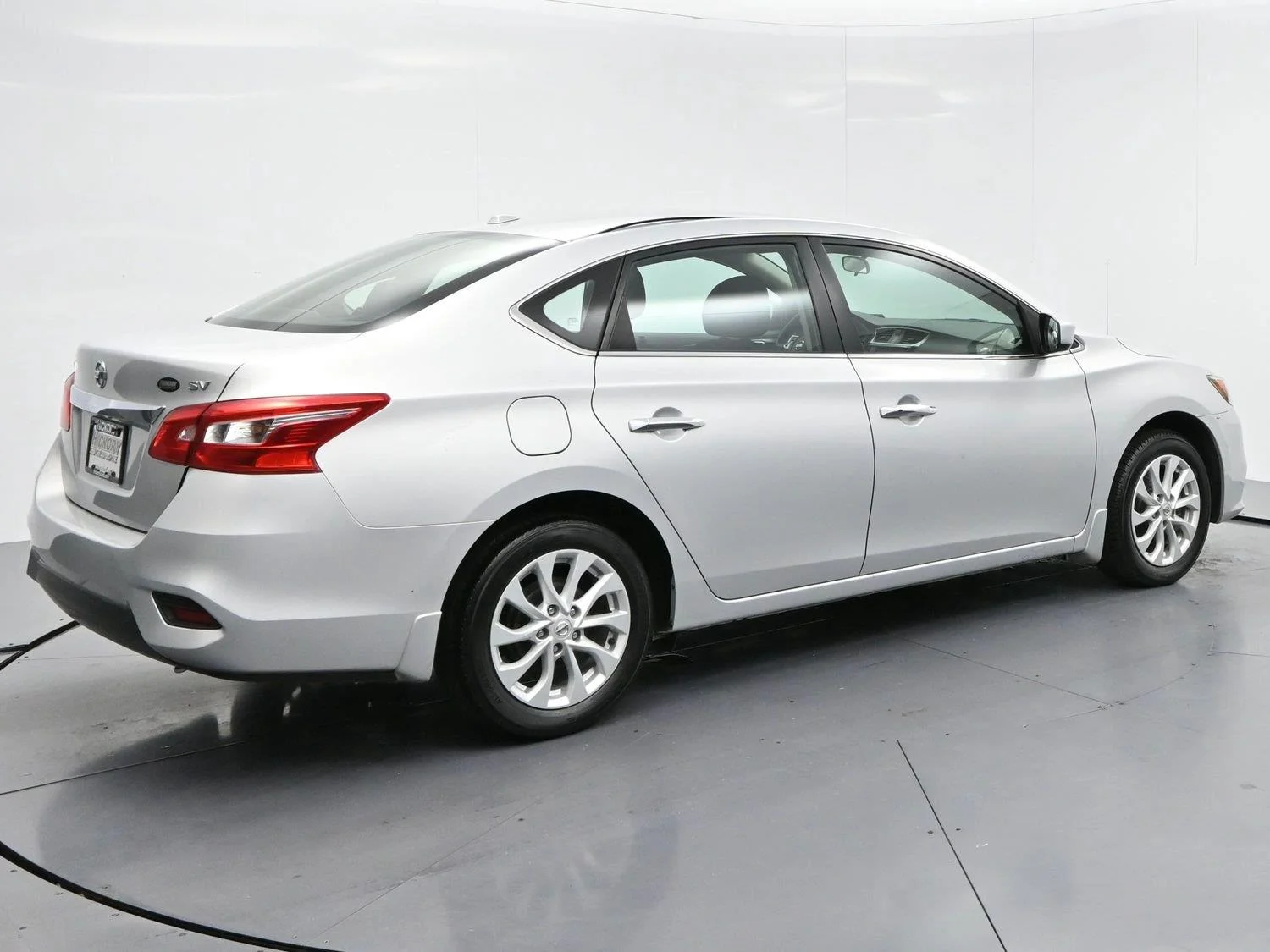 Used 2019 Brilliant Silver Metallic Nissan SV image 7