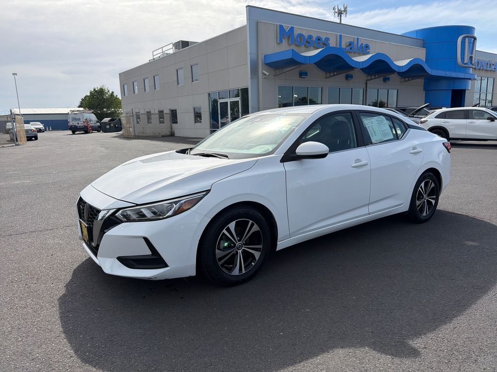 Used 2022 Nissan Sentra SV with VIN 3N1AB8CV6NY268250 for sale in Moses Lake, WA