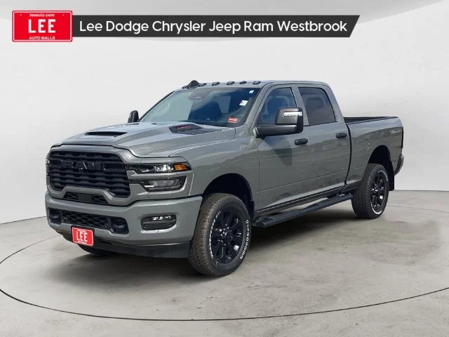 New 2026 Gray Clearcoat Ram BLACK EXPRESS CREW CAB 4X4 6