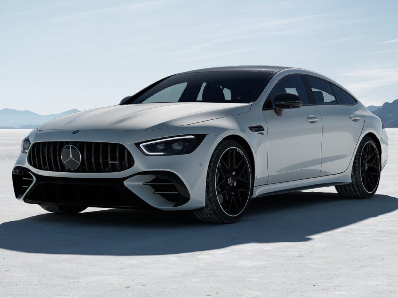 New 2026 MANUFAKTUR Moonlight White Metallic Mercedes-Benz 4D Hatchback 4MATIC® image 2